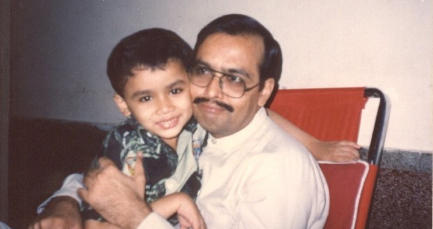 father and son photo