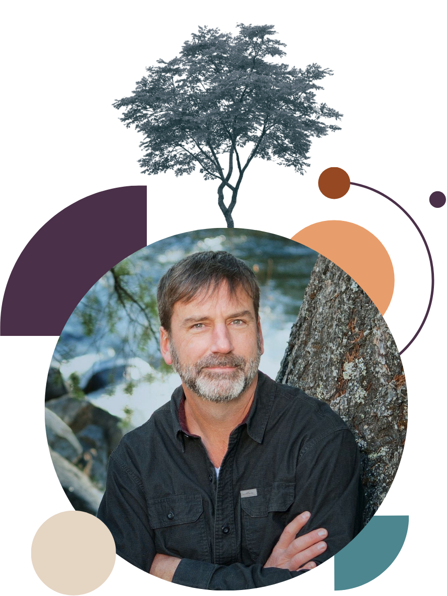 Collage featuring an image of Arianne True reading a poem.