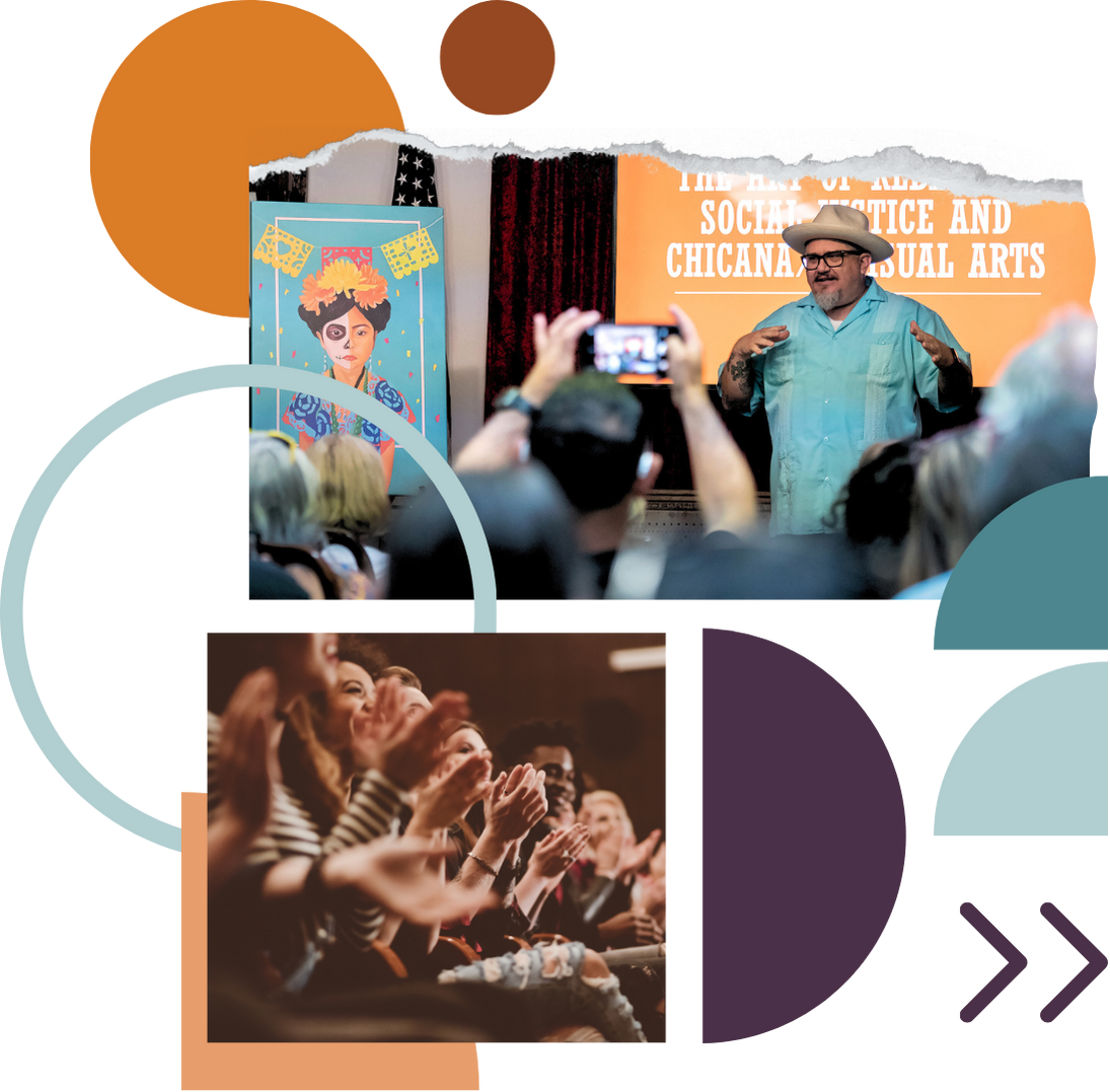 collage of current speakers